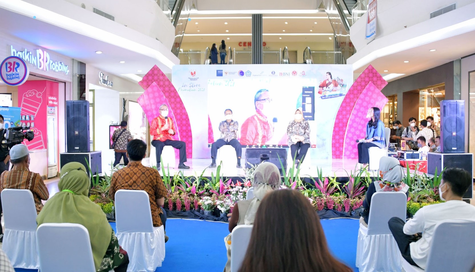 peluncuran Gerakan Nasional Bangga Buatan Indonesia dengan tema “Dari Sulawesi Menuju Mancanegara” yang diadakan pada 26 Agustus 2021 lalu.