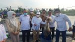 Tambak udang yang berada di Desa Pesantren, Kecamatan Ulujami, Pemalang ini merupakan hasil kerjasama PTPN IX dan Foss Group yang akan menampung pekerja tambak lebih dari 2000 orang