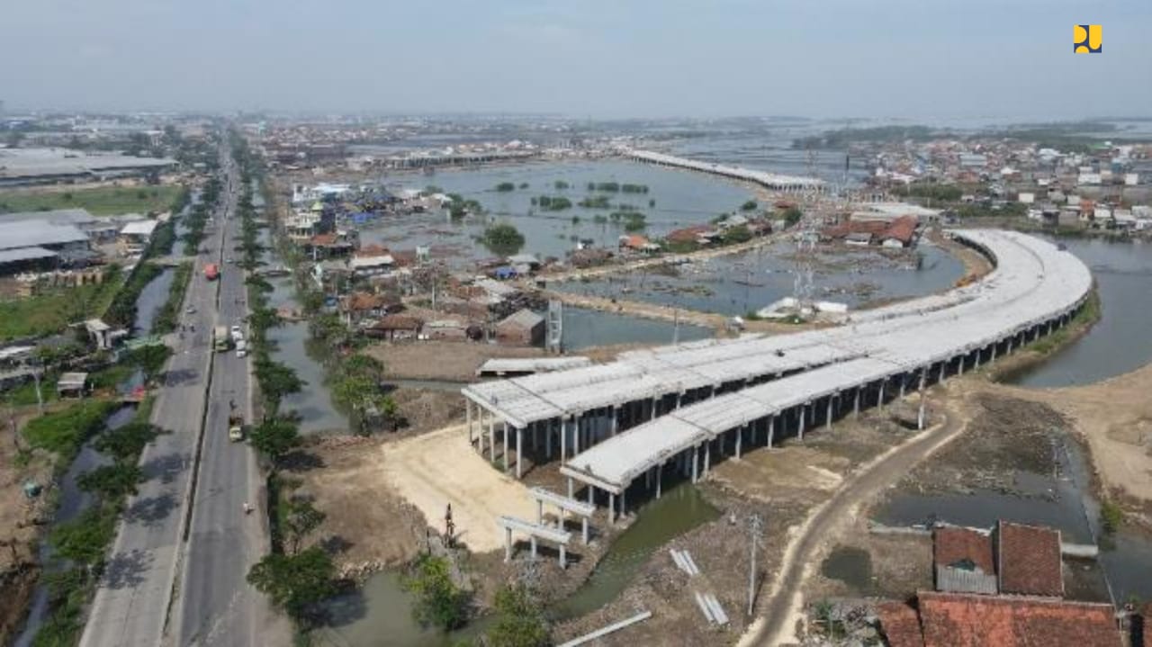 Proyek Tol Semarang Demak sedang on progres