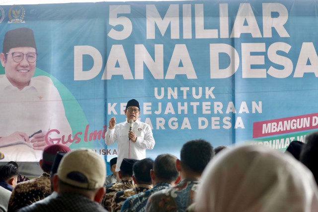 Wakil Ketua DPR RI Bidang Koordinator Kesejahteraan Rakyat (Korkesra) Abdul Muhaimin Iskandar di Kendal, Jawa Tengah/Foto: Pemberitaan DPR