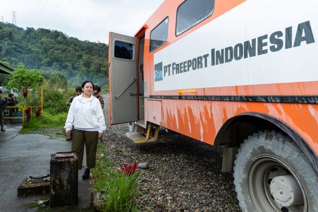 Ketua DPR RI, Puan Maharani saat melakukan kunjungan kerja (kunker) ke PT Freeport Indonesia/Sumber Foto: Dok DPR
